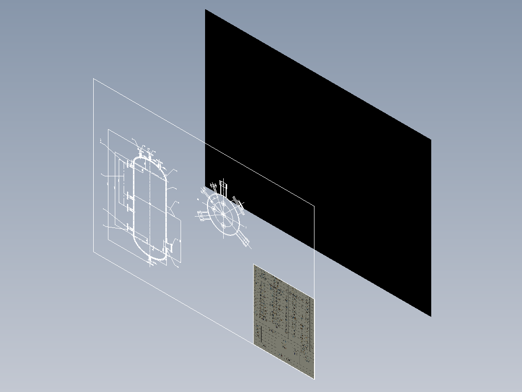 储槽罐CAD