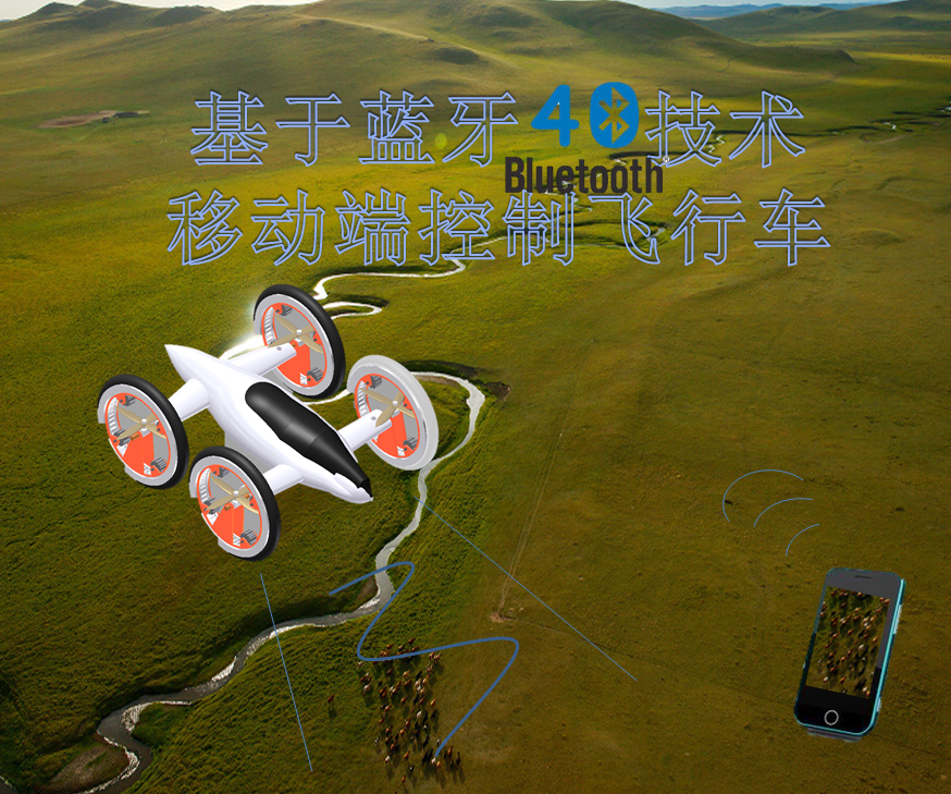 基于蓝牙4.0技术移动端控制飞行车