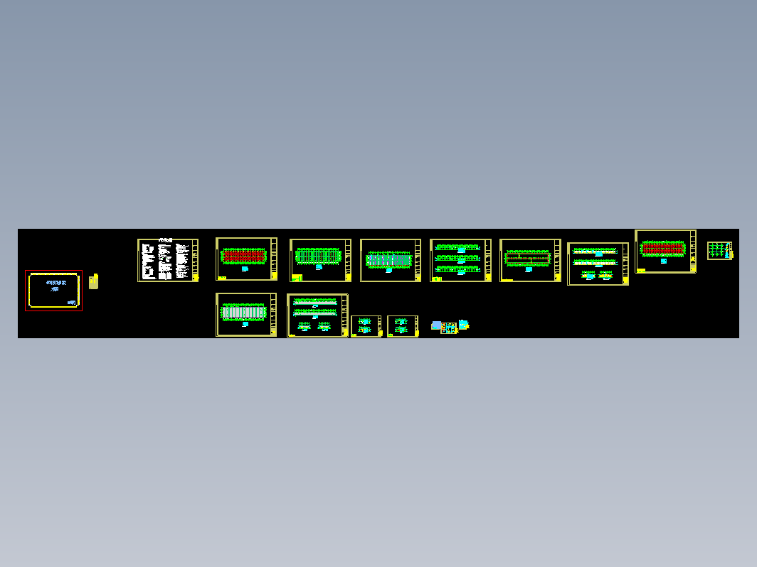 东升三厂40米跨度工程CAD