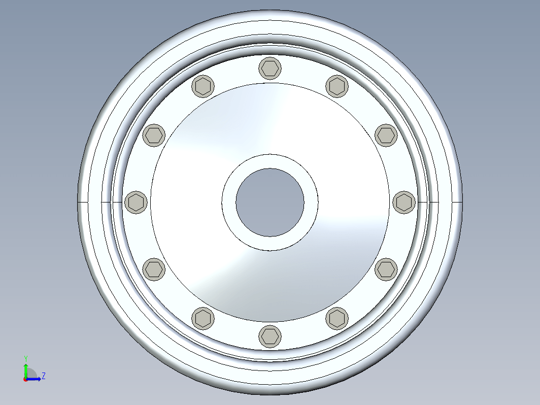 轮毂模型设计