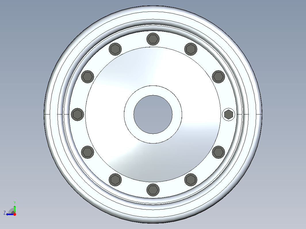 轮毂模型设计
