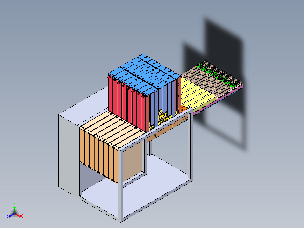 插件自动送料机3D模型