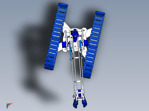 机械臂履带车3D数模图 robotic-arm缩略图