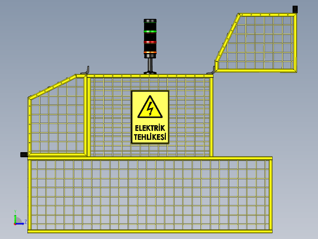 机器工作区设备安全护栏