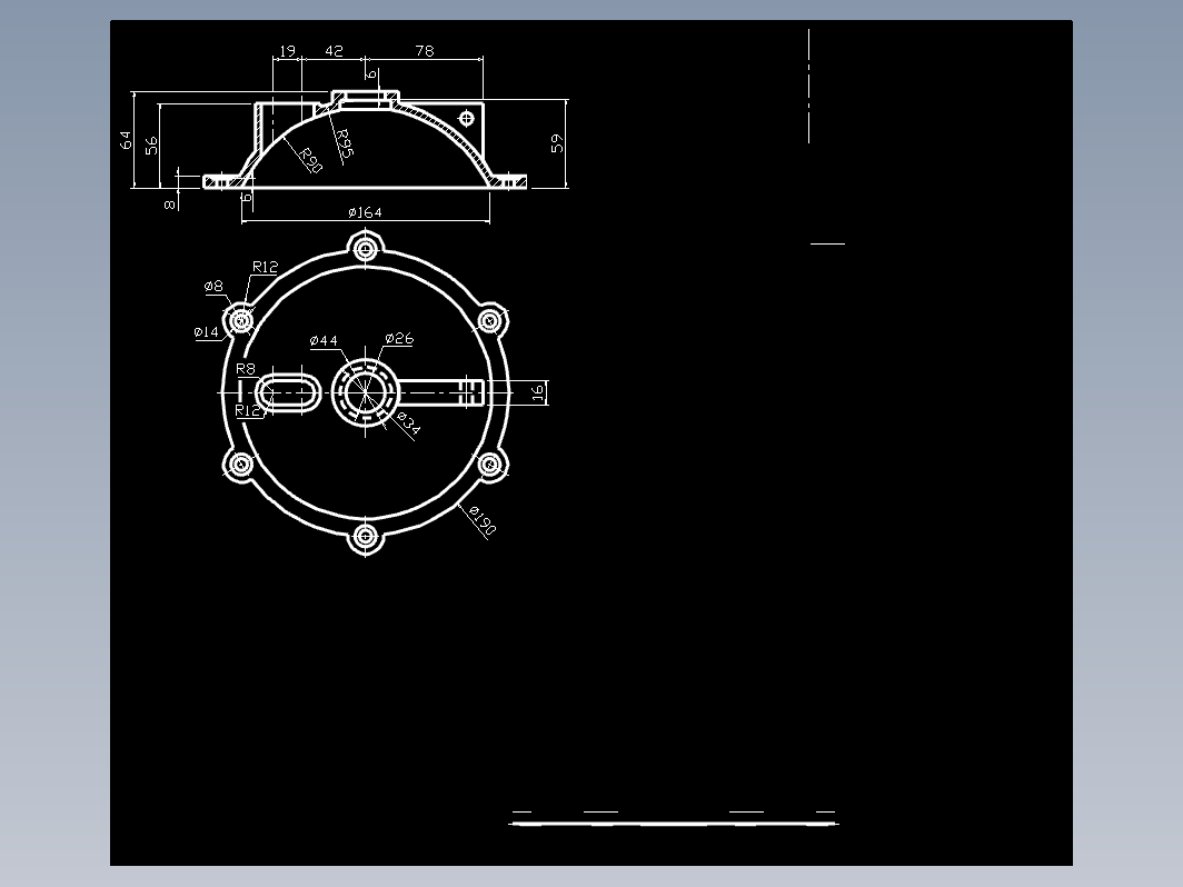 CAD机械零件图-机械制图56