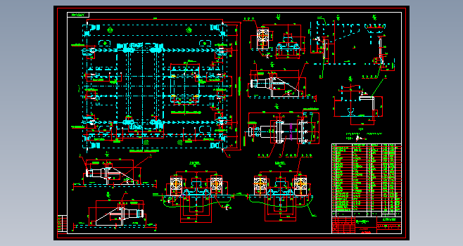 300／80T-21.5M铸造起重机图纸CAD