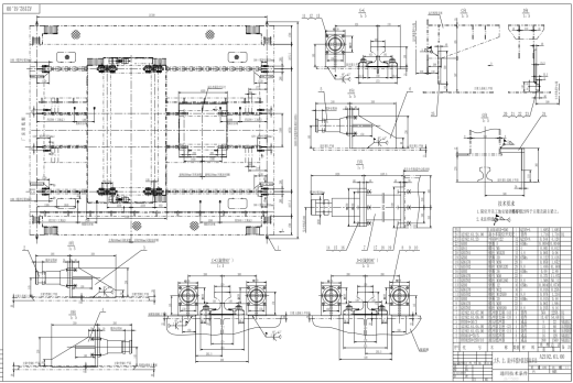 300／80T-21.5M铸造起重机图纸CAD缩略图