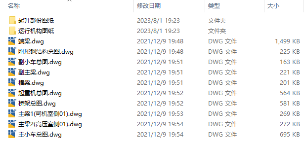 300／80T-21.5M铸造起重机图纸CAD