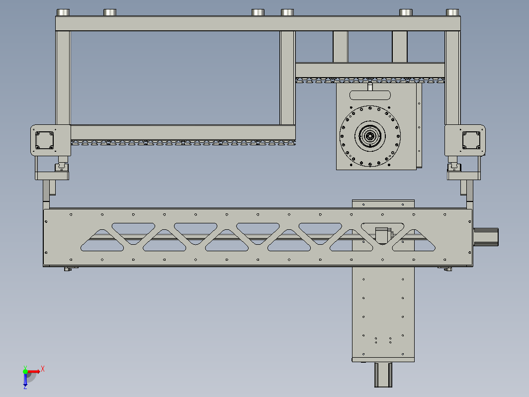 cnc 木铝雕刻机结构