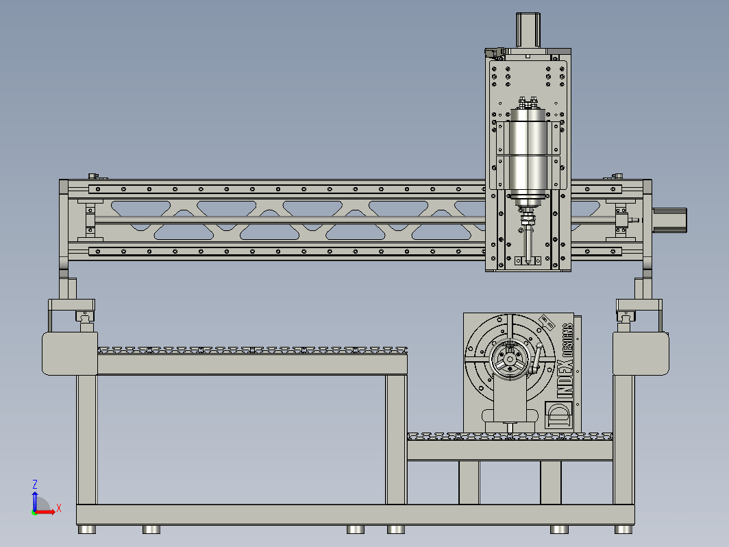 cnc 木铝雕刻机结构