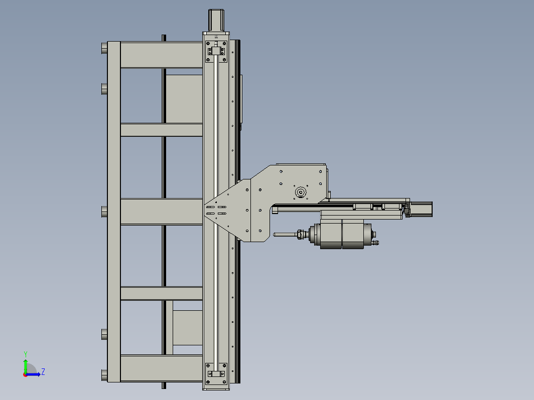 cnc 木铝雕刻机结构