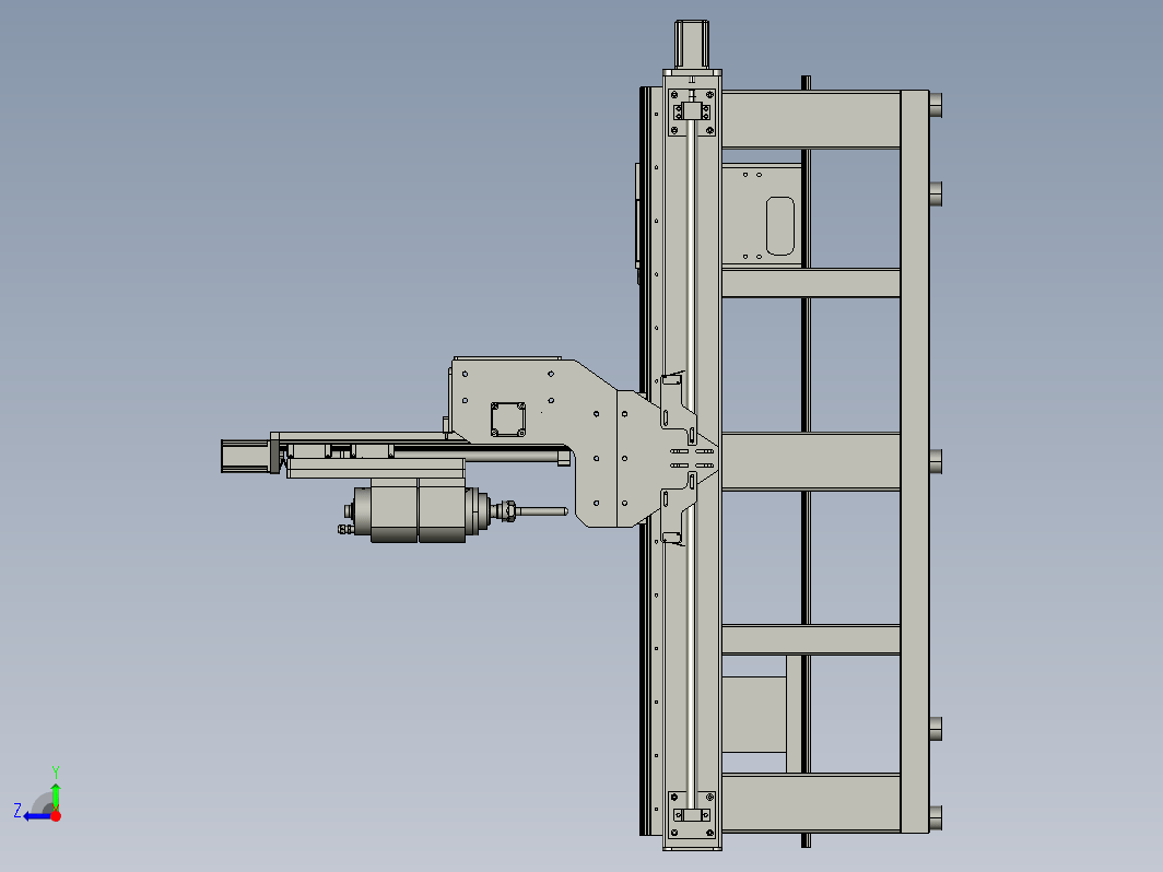 cnc 木铝雕刻机结构