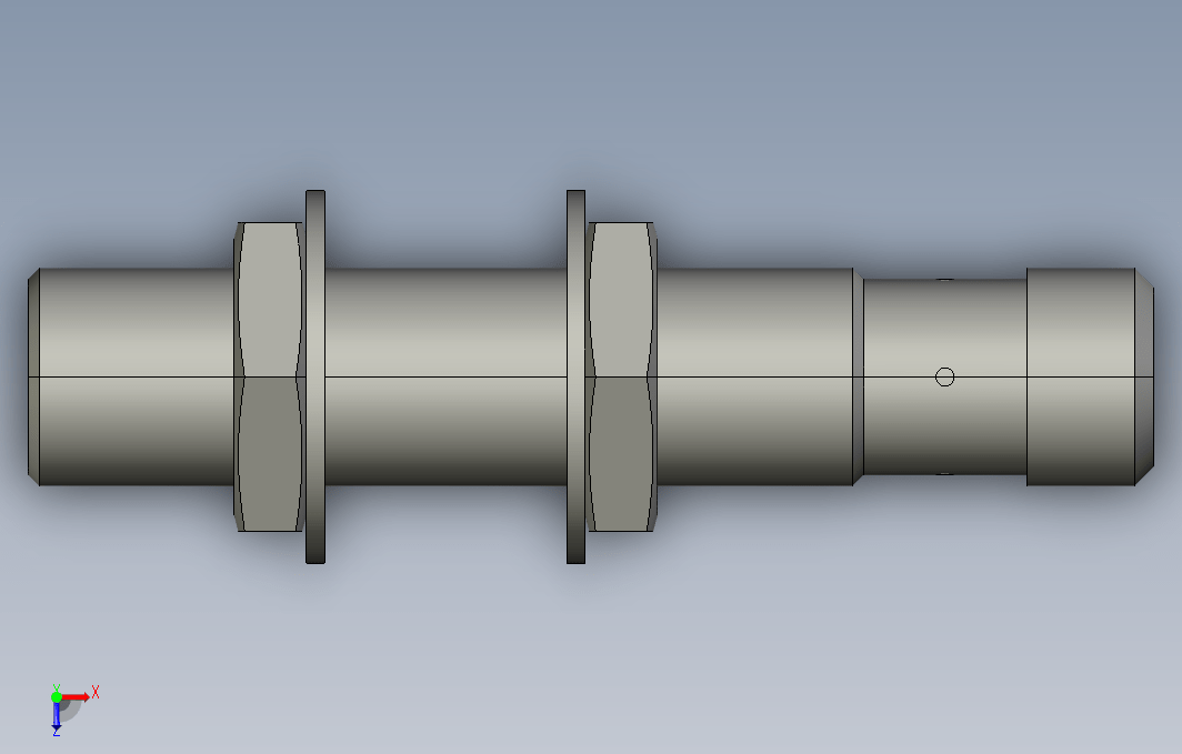 6两线连接传感器M12 x1