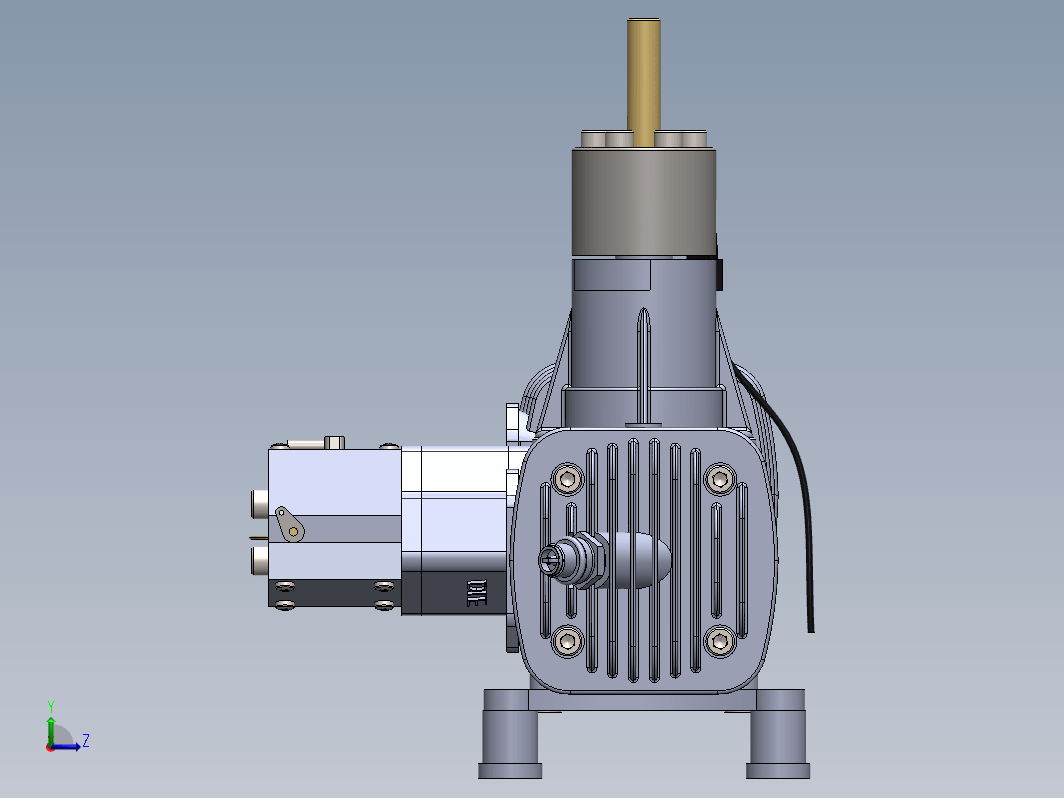 DLE 120双缸航模发动机