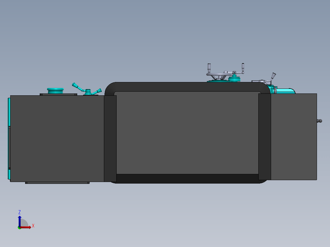 CA6140车床设计模型三维SW2016带参