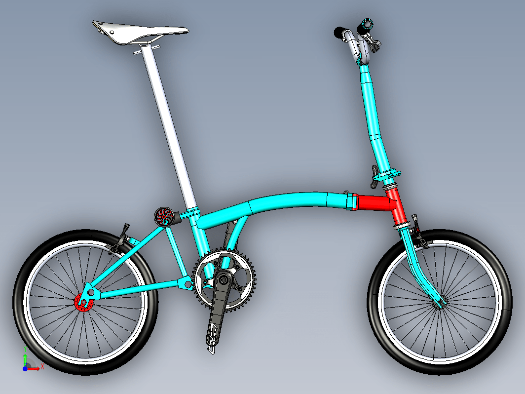 Brompton B75小型折叠自行车