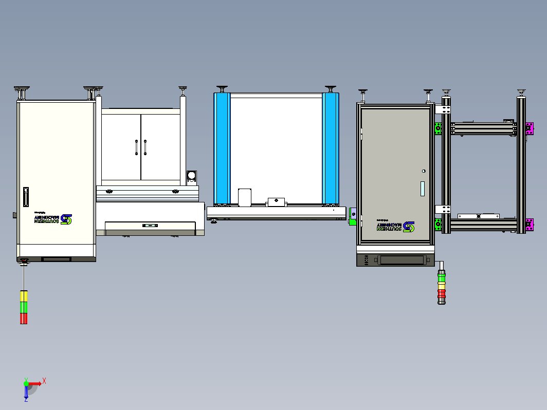 PCB装载机传送带卸载机