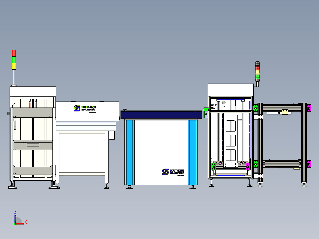 PCB装载机传送带卸载机