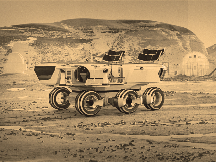 火星探险车概念-移动科学实验室