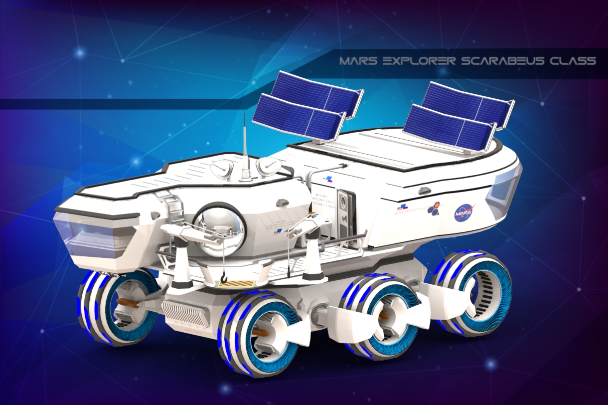 火星探险车概念-移动科学实验室