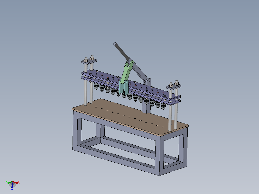 Multi-head drilling多头钻床