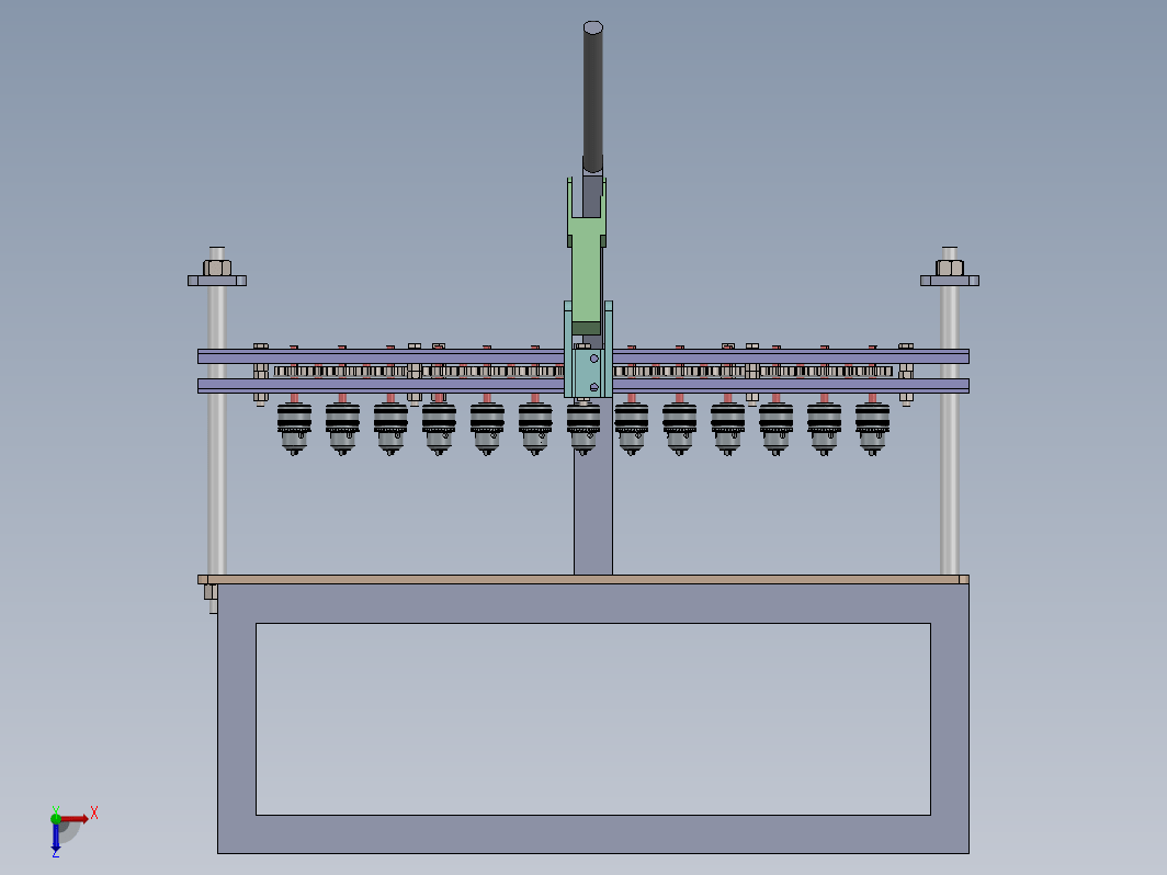 Multi-head drilling多头钻床