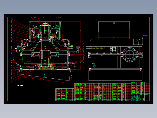LH9-900拉丝机卷筒机构设计 CAD+说明书