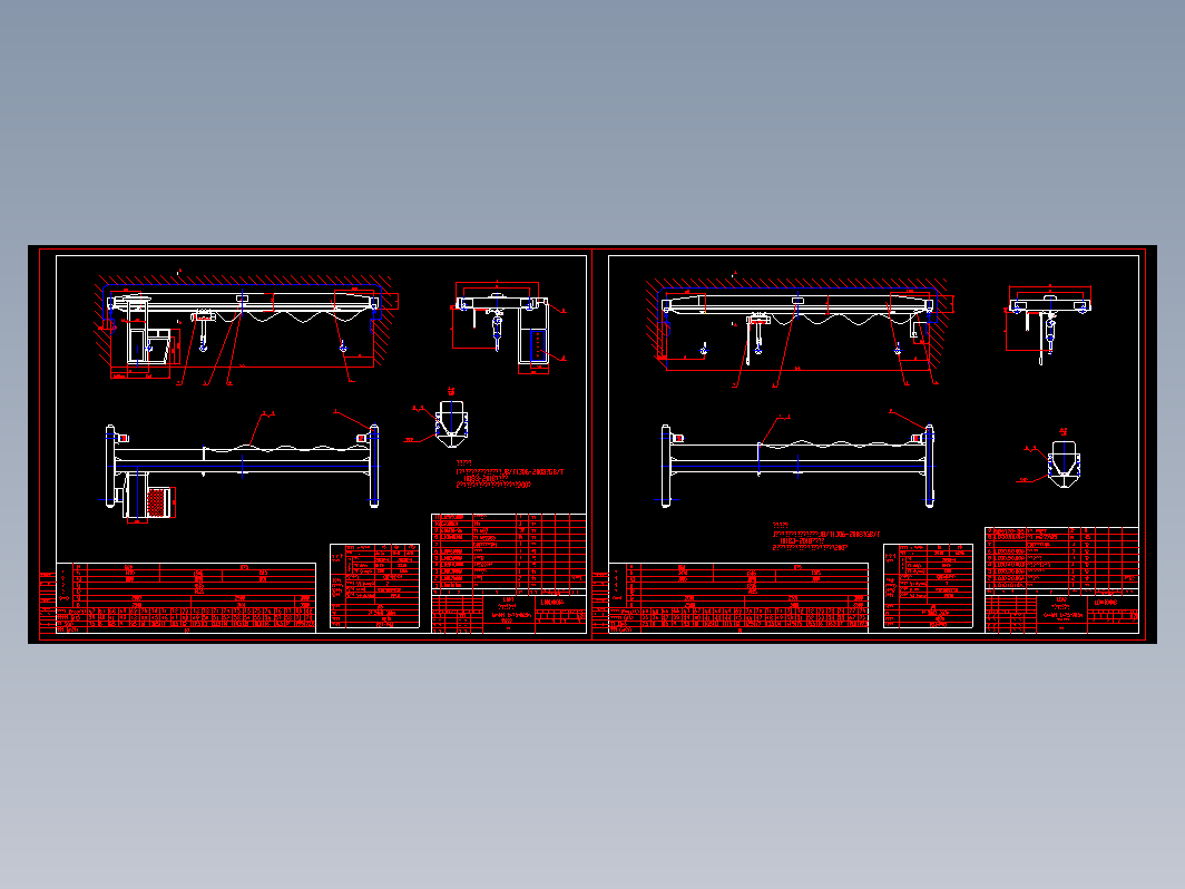 LD10t-7.5m-22.5m空地起重机总图