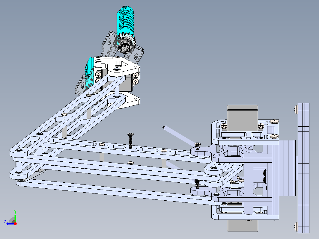 开式机械手模型