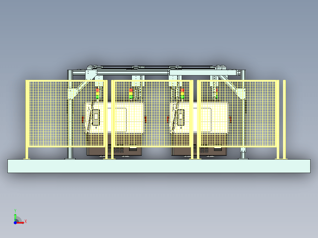桁架机械手自动化车床上下料加工生产线设计