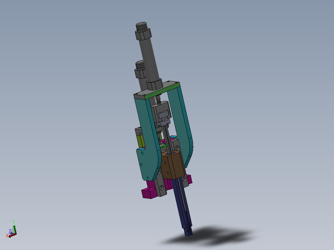 实用插料入料组件