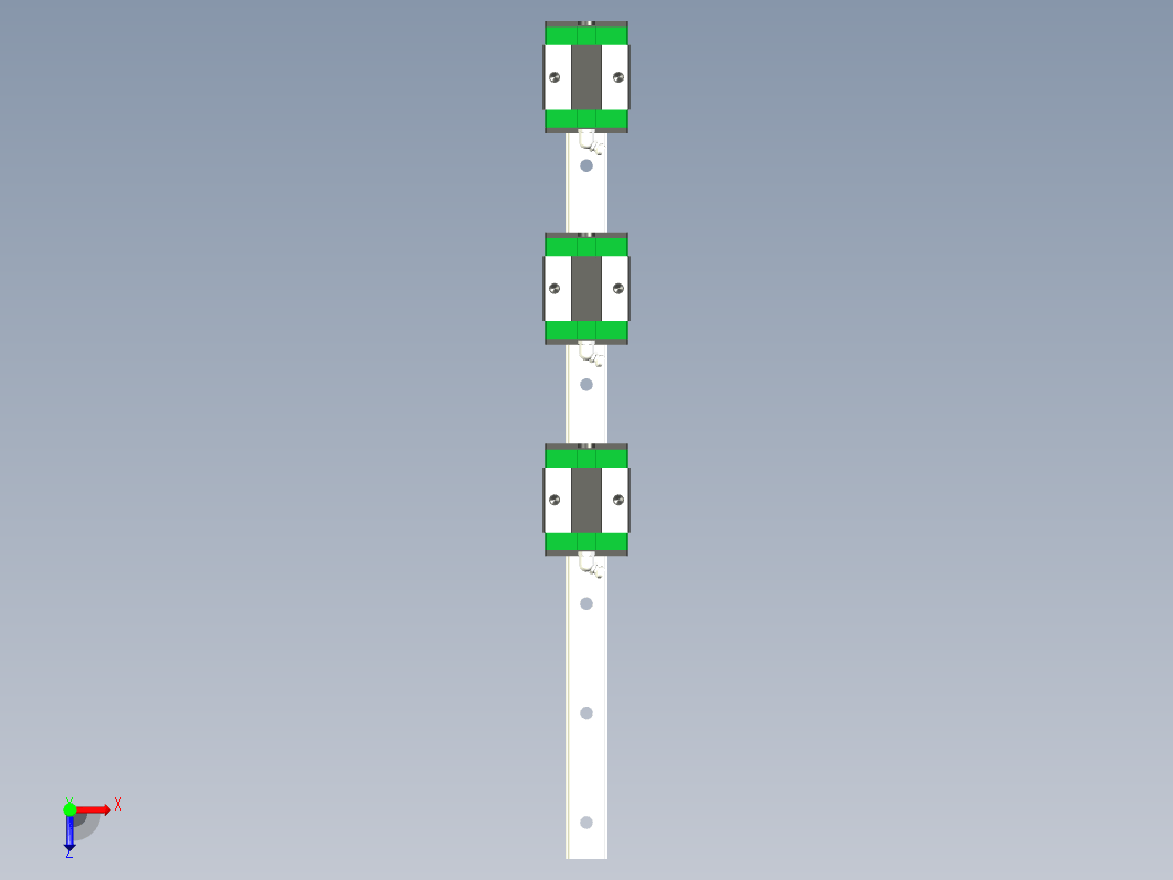 EGH-SA╱EGH-CA 低组装式线性滑轨╱直线导轨[EGH25SA3R400Z0CI]