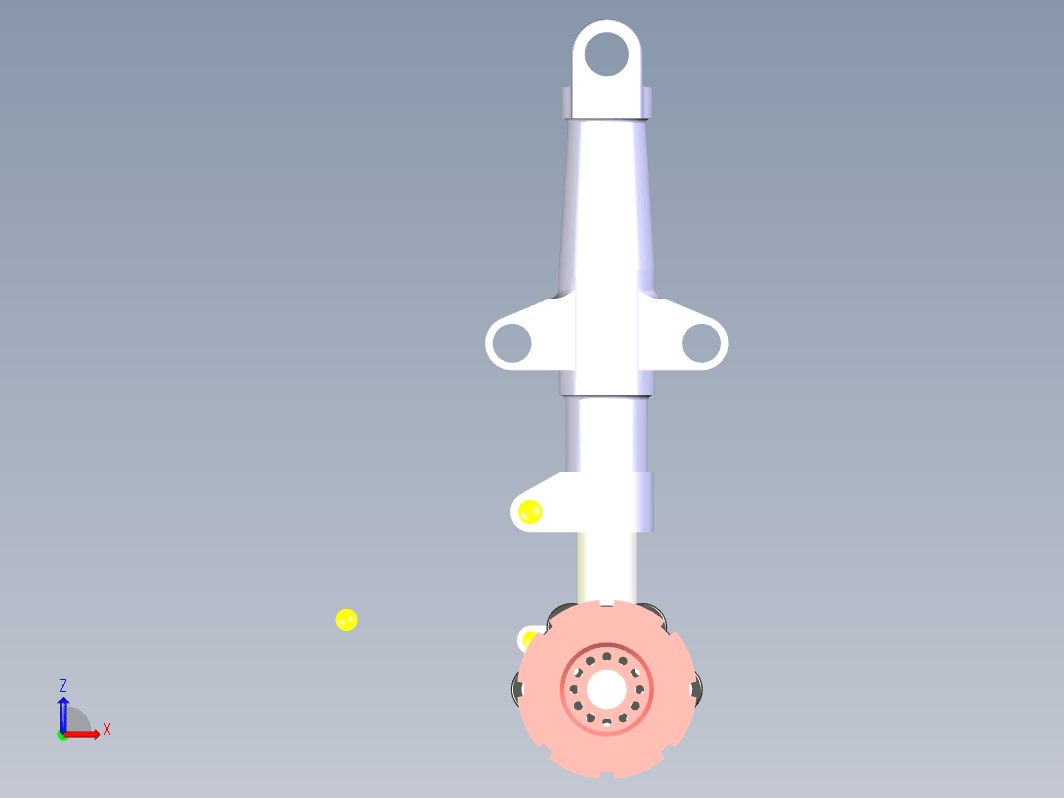 飞机起落架  aircraft-landing-gear-1 CATIA