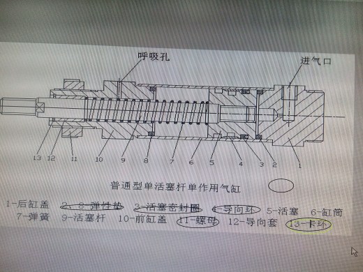 单作用气缸缩略图