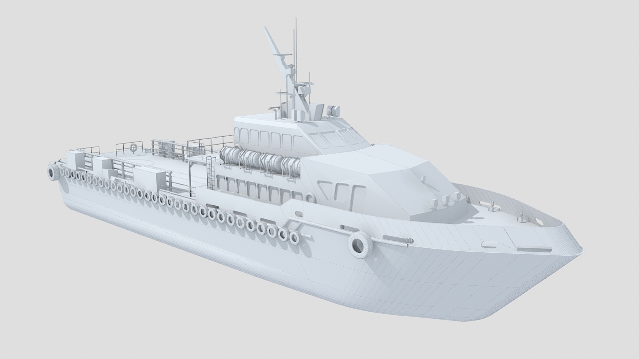 船员船3D图