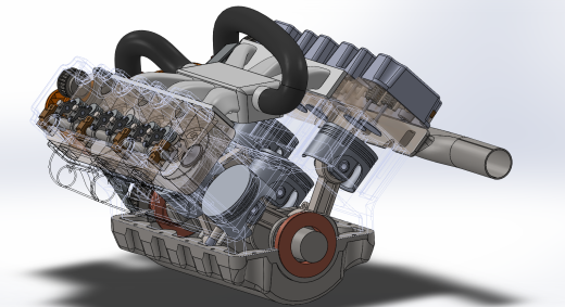 V6双涡轮发动机缩略图