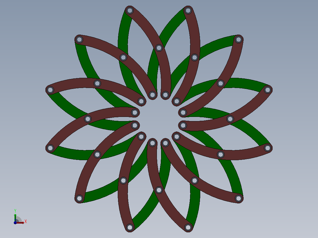 SOLIDWORKS 中的运动学雕塑扩展机构