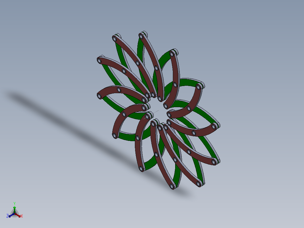 SOLIDWORKS 中的运动学雕塑扩展机构