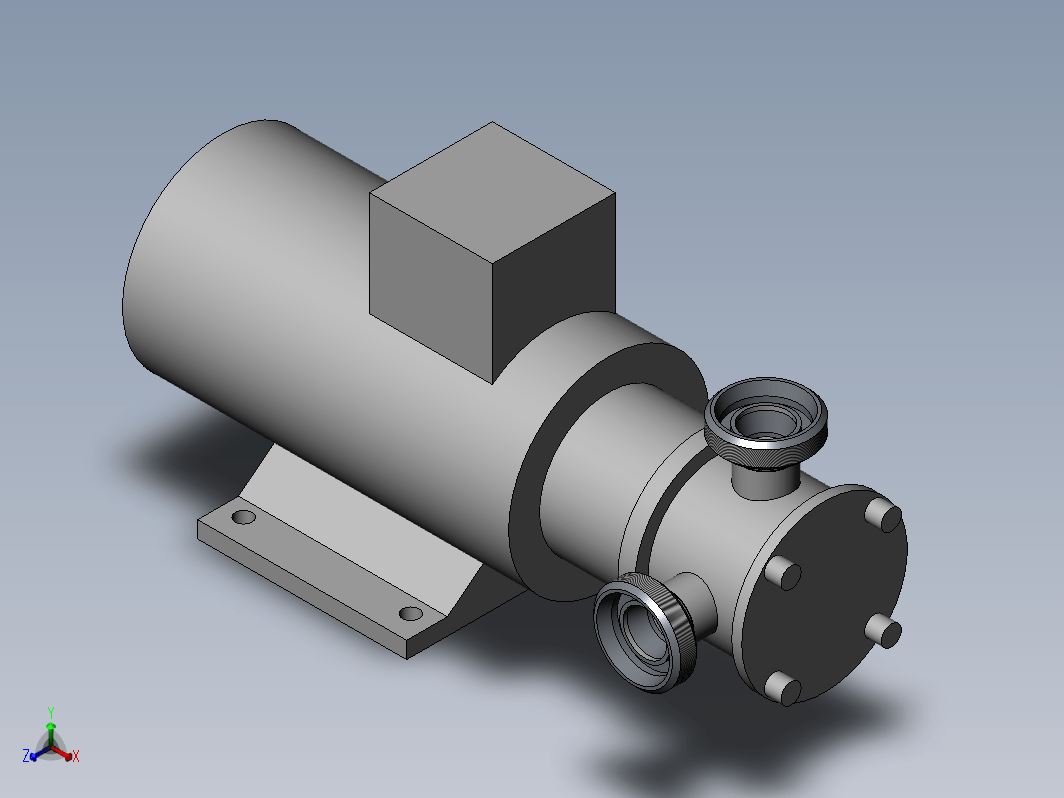 柔性叶轮泵05_25S monobloc DIN系列