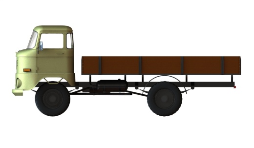 简易IFA W50越野卡车模型缩略图