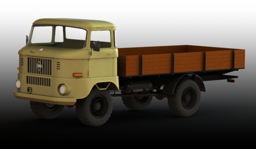 简易IFA W50越野卡车模型缩略图