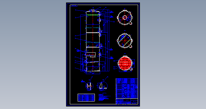 脱硫塔CAD