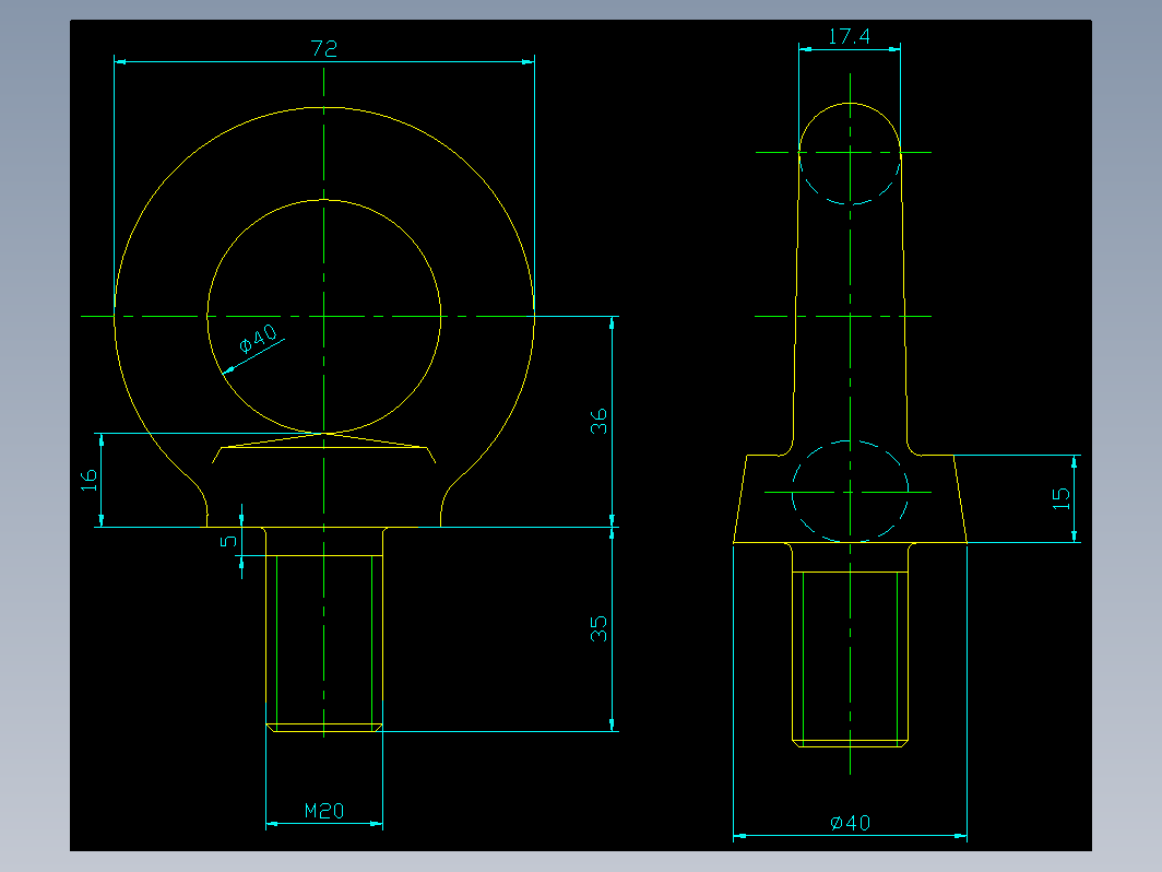 各种 吊环螺钉(GB825-88)