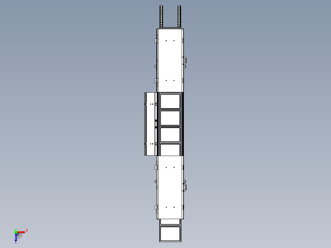 可翻转盖输送机 Conveyor Transparent Flippable Cover