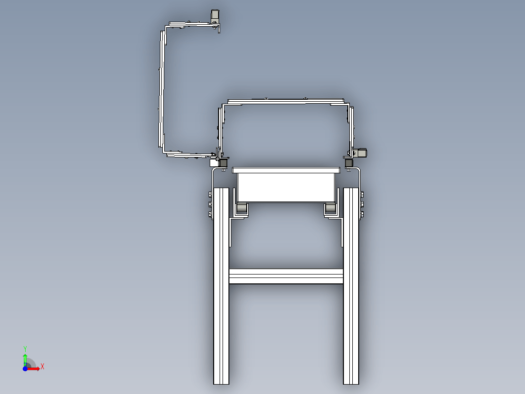 可翻转盖输送机 Conveyor Transparent Flippable Cover