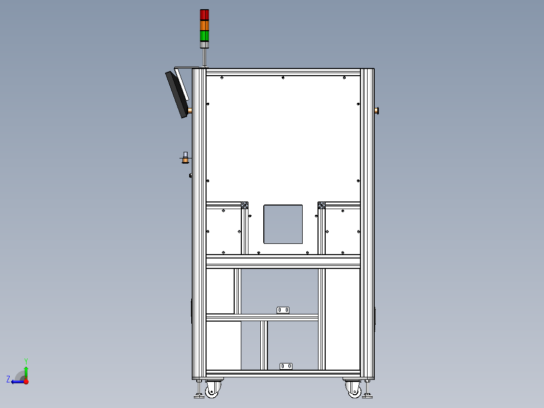 铝型材机架钣金造型-46