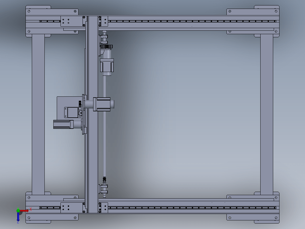 板材吸盘式机械手设计【龙门机械手】三维Step+CAD+说明书