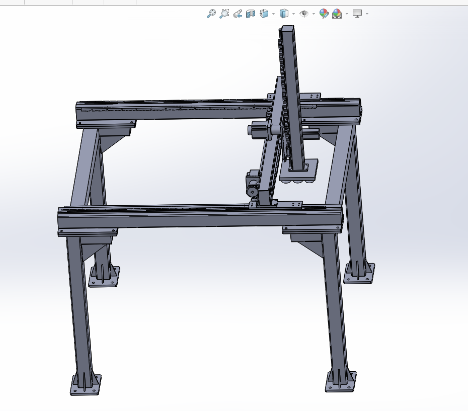 板材吸盘式机械手设计【龙门机械手】三维Step+CAD+说明书