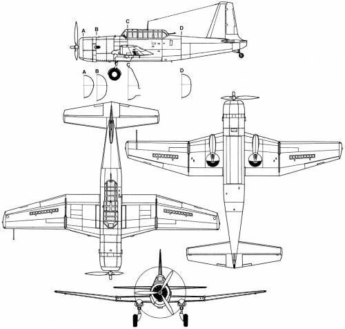 Vultee A-31 Vengeance俯冲轰炸机