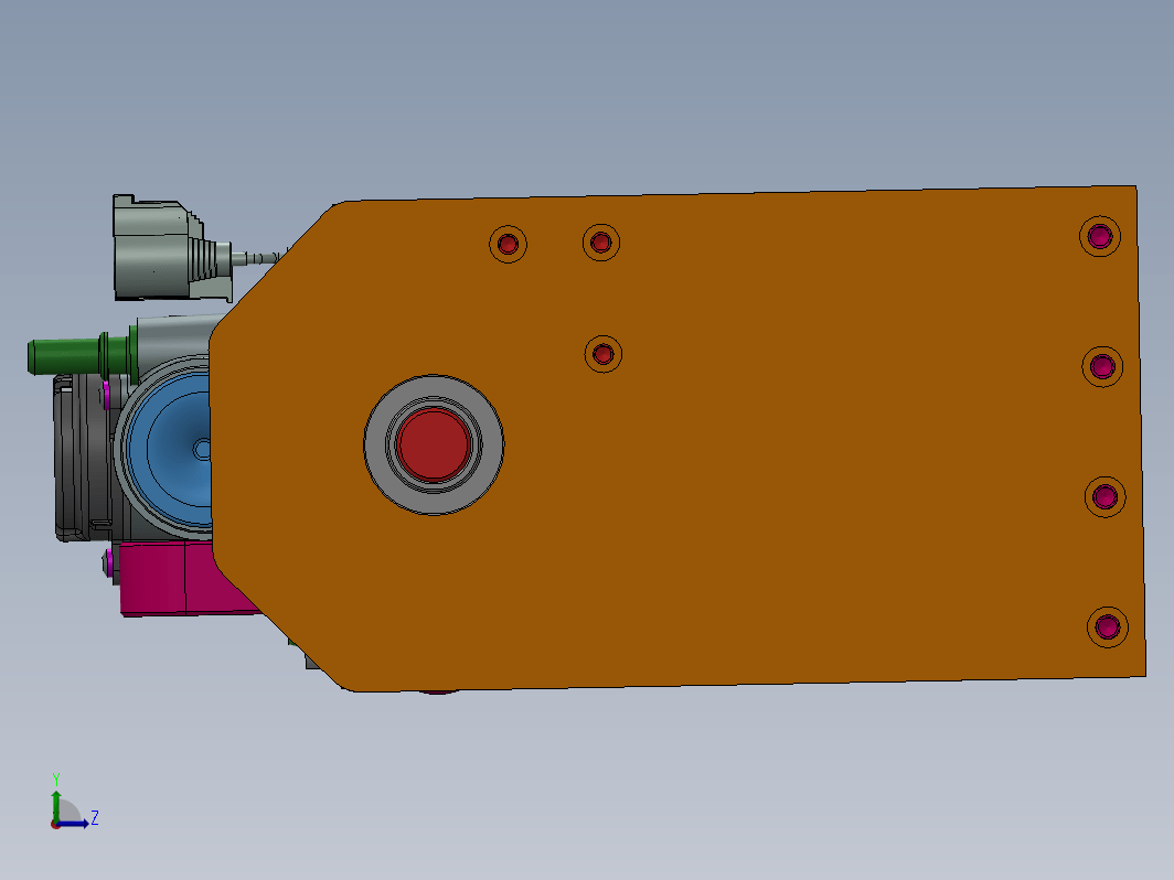 ST90-EVP产品衬真空旋片泵自动组装生产线st80-打螺工装